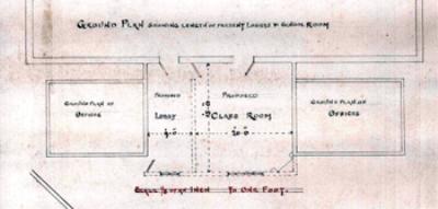 proposed additions to school - plan 1894